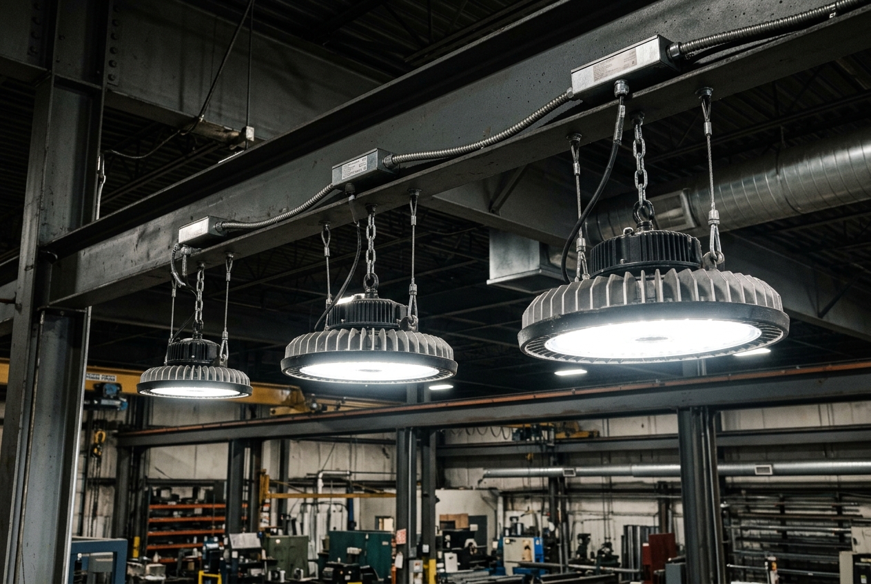 Diferencias entre campanas industriales High Bay de 100W, 150W y 200W